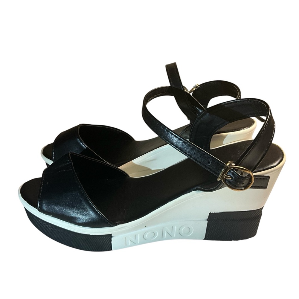 Fashion Black Women's Wedge Sandals size 39